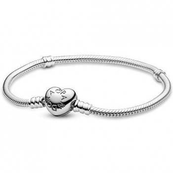 Pandora Bracciale Moments Heart Clasp Snake Chain 590719-21