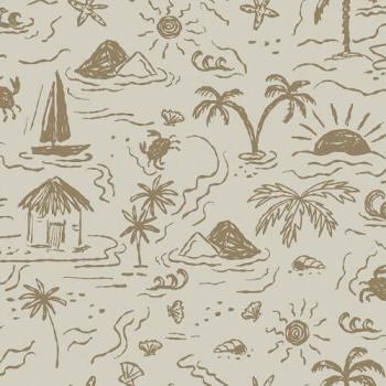 Papier intissé Sunset Island
