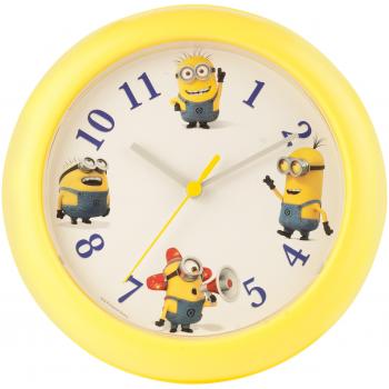 Vier‑Sound‑Minion Wanduhr (24 cm)
