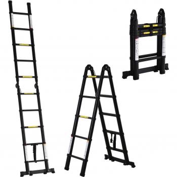 DURHAND 150kg Capacity Telescopic Ladder