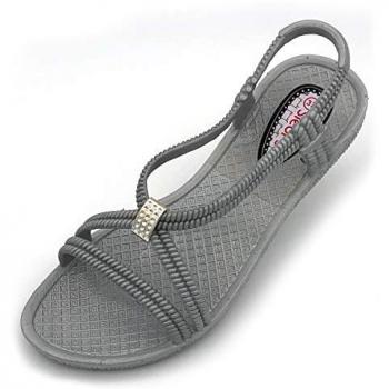 Siebi's Damen Badesandale grau 39