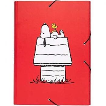 Cartella A4 Snoopy con elastici