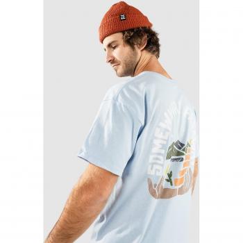 Dravus Somewhere Soon T-Shirt pastellblau M Herren