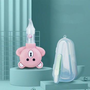 Baby Nasensauger im Karikaturdesign
