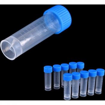 100pcs 5ml Plastic Vials with Sealed Caps