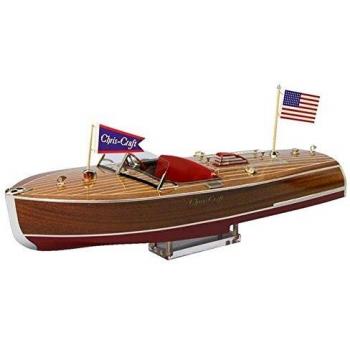 Modello in scala 1/8 barca Chris Craft Racing 16' Dumas