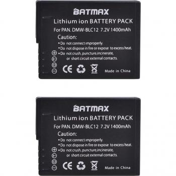 Alimentation Pro 12 Wh – Batterie DMW BLC12e compatible FZ200, FZ300, FZ1000