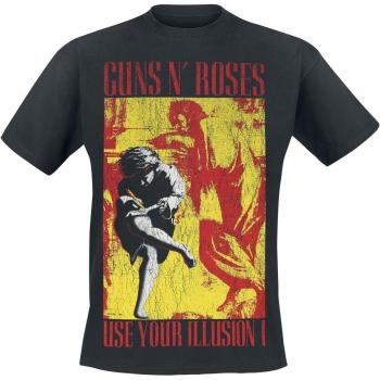 Guns N’ Roses Illusion „Get In The Ring“ Männer‑Tee Schwarz XXL – Lizenzierte Merchandise!