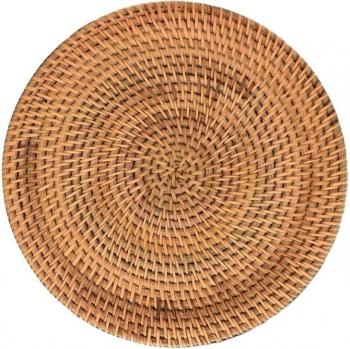 Decorative Rattan Coaster Mat