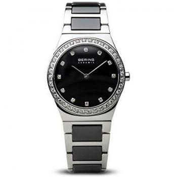 Bering Silver Ceramic Ladies Timepiece