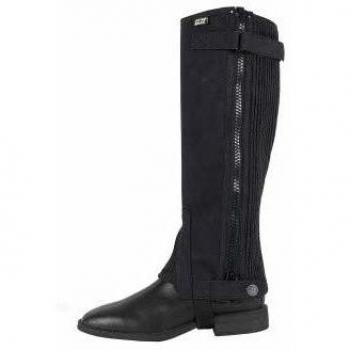 Waldhausen Mini Chaps Elastic for Kids – Unisex Black L