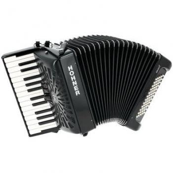 Hohner Acordeón Bravo II 60 en Rojo