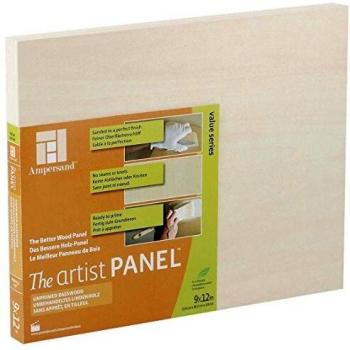 Ampersand 7/8” Basswood Cradled 8x10 Unprimed