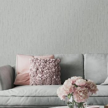 GB41314 Tiffany Pearl Dark Silver Heavyweight Vinyl Wallpaper