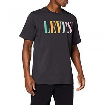 Levi's Herren Relaxed Graphic Tee T-Shirt, Schwarz