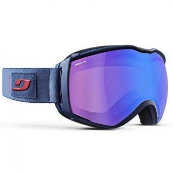 Julbo Aerospace Maschera da sci Unisex XL, tonalità blu notte e accento arancione