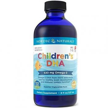 Nordic Naturals Youth DHA 530 mg Omega‑3 8 oz Strawberry Bliss