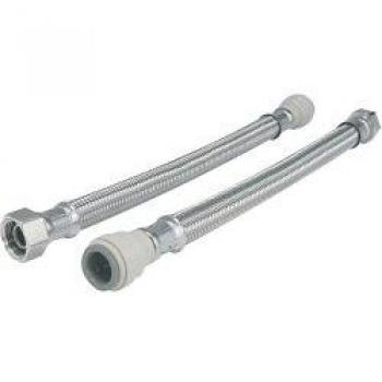 SpeedFit 1 m 15 mm x ½” Braided Flex Hose – Union Nut Included