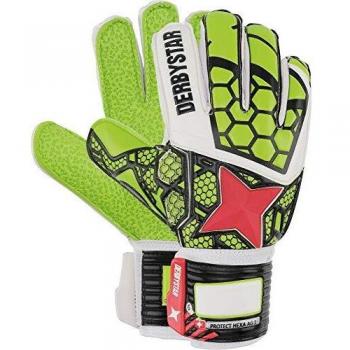 DerbyStar 10,5‑cm Hexa Protector – Farbkombination: Grün, Weiß, Rot