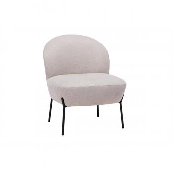 Moderner Samt-Couchsessel im Landhausstil