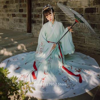 Ancient Chinese Embroidery Dance Dress