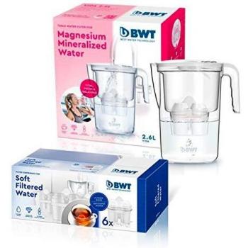 Jarra filtradora BWT 2,6L con 6 filtros