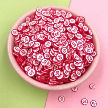 50g 5mm Ribbon Round Polymer Clay Sprinkles for Decoration