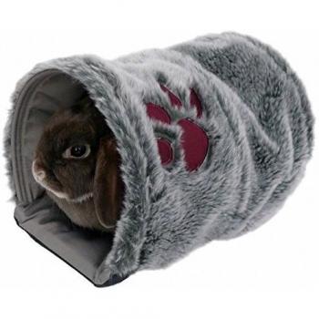 Rosewood Snuggles Reversible Gray Pet Tunnel