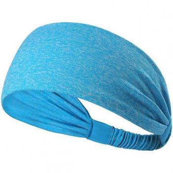 Wide Elastic Yoga Sweatband