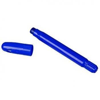 Crayon Con Rosca Y Tapa Azul  One Size