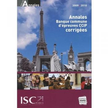 Annales banque commune d'épreuves CCIP