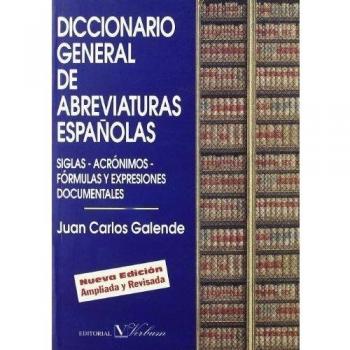 Diccionario general de abreviaturas españolas (Tapa blanda).
