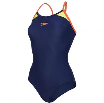 Speedo Women's Splice Racerback Swim Top with Thin Straps