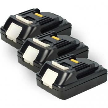 3Batteries Extensilo pour Makita DUB182, DTP141RTJ