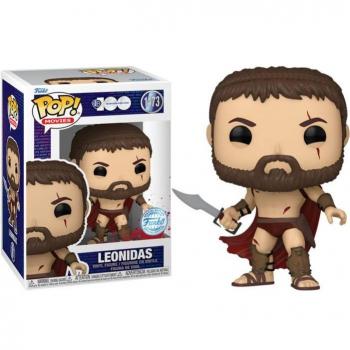 LEONIDAS BATTLE WORN / 300 / FIGURINE FUNKO POP / ÉDITION SPÉCIALE EXCLUSIVE