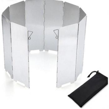 Foldable Gas Stove Windshield for Camping