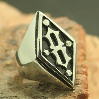 316L Stainless Steel Lucky Number 8 Ring for Men and Boys