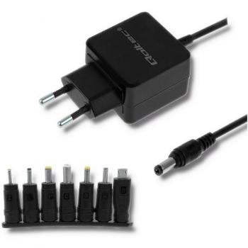 Alimentatore compatibile notebook e smartphone Qoltec