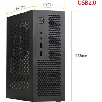 CompactCore 1U Gaming Chassis