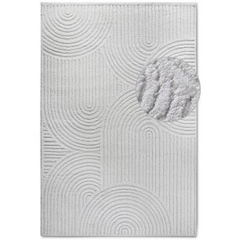 High Pile White Chappe Shaggy Runner Rug – 120 cm x 170 cm