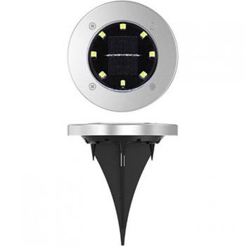 Éclairage de Platelage Solaire 8 LEDs