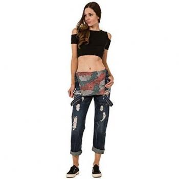 Ladies Regular Fit Denim Bib Overalls – Model ESME-42-10