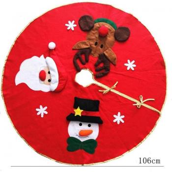 Jupe de Noël en fausse fourrure