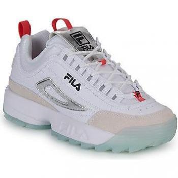Basse Disruptor M Wmn – Chaussures Chic en Blanc et Argent