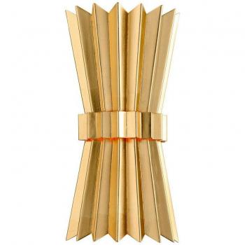 Moxy 2‑Light Wall Sconce – Gold Leaf Edition