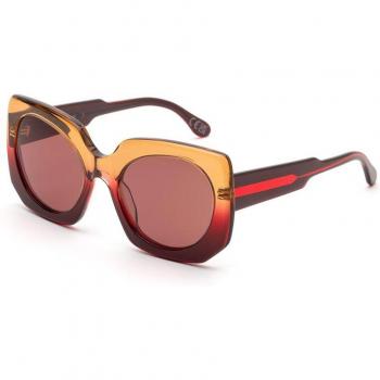 Marni Jellyfish Lake Lava Fade TLL Men's Sunglasses Red Size 56