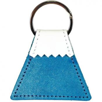 Fuji Yama Authentic Leather Keyring