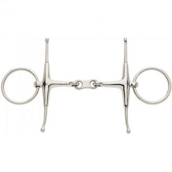 5in Silver French Link Loose Ring Fulmer Bit