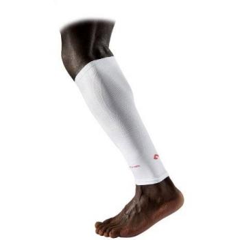 McDavid Elite Calf Compression Sleeves White Large