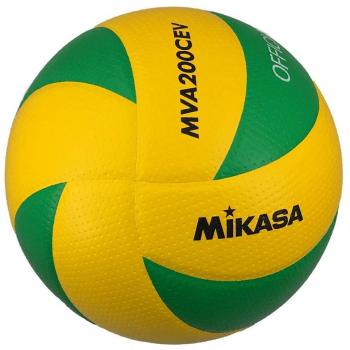 Mikasa MVA 200‑CEV Volleyball (Grün/ Gelb) – 5 Ballgröße – Modell 1162